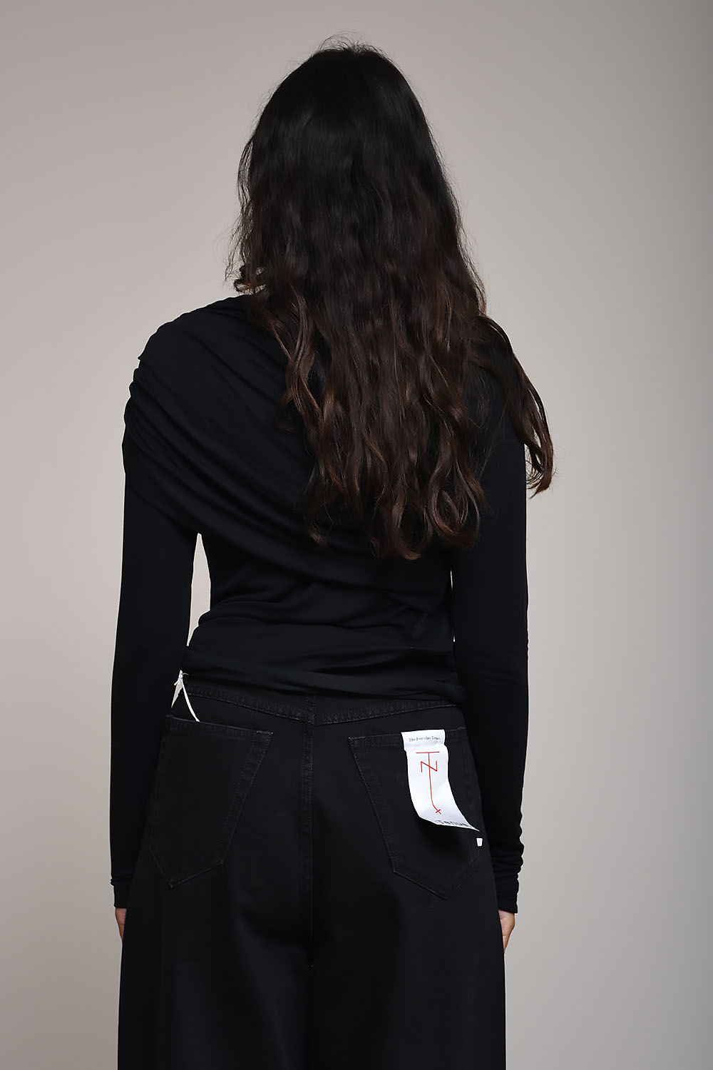 Dressi draped jersey top