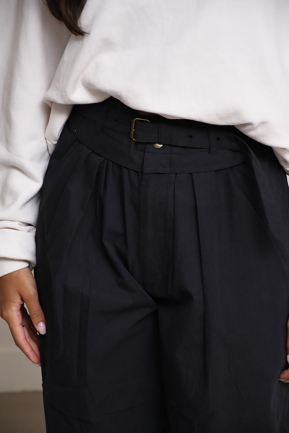 Celia sporty cotton blend pants