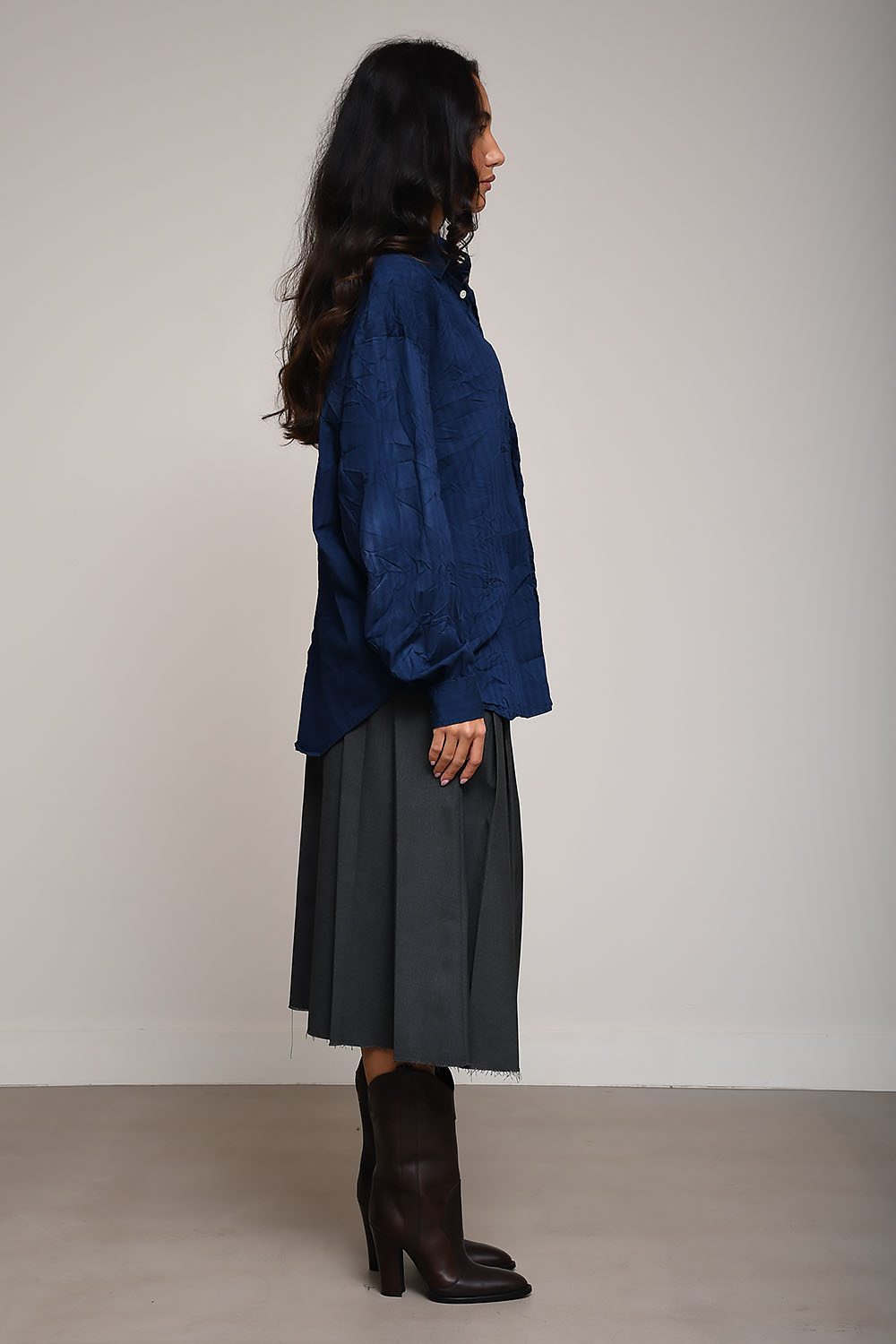 ADNYM - Mo striped cotton shirt