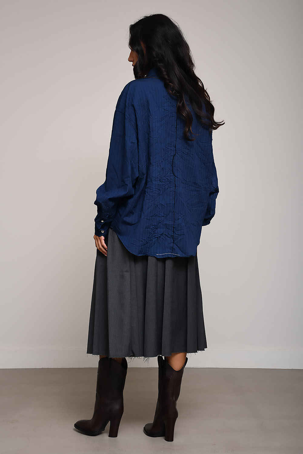 Mo striped cotton shirt