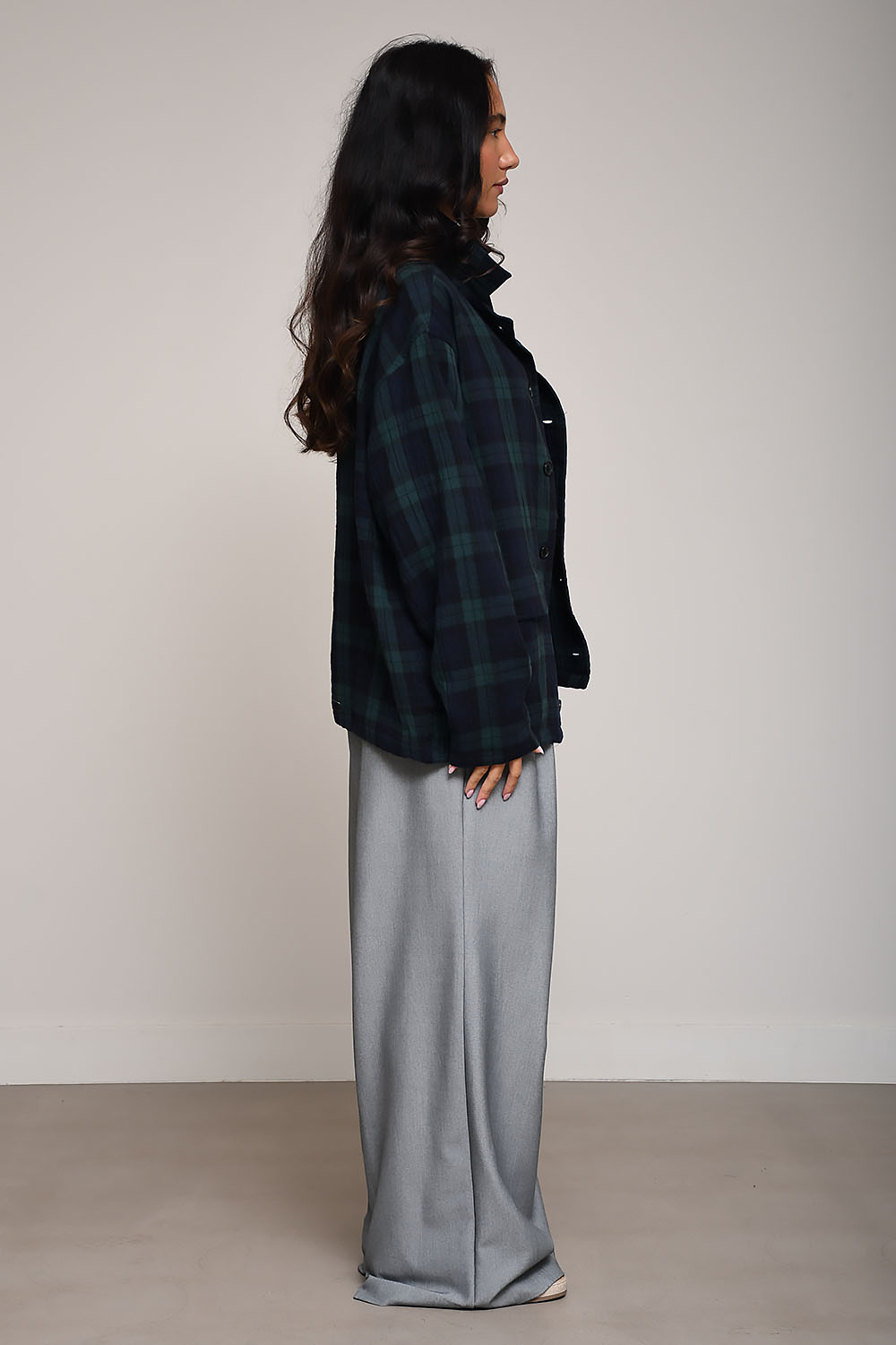 ADNYM - Blade checked cotton shirt