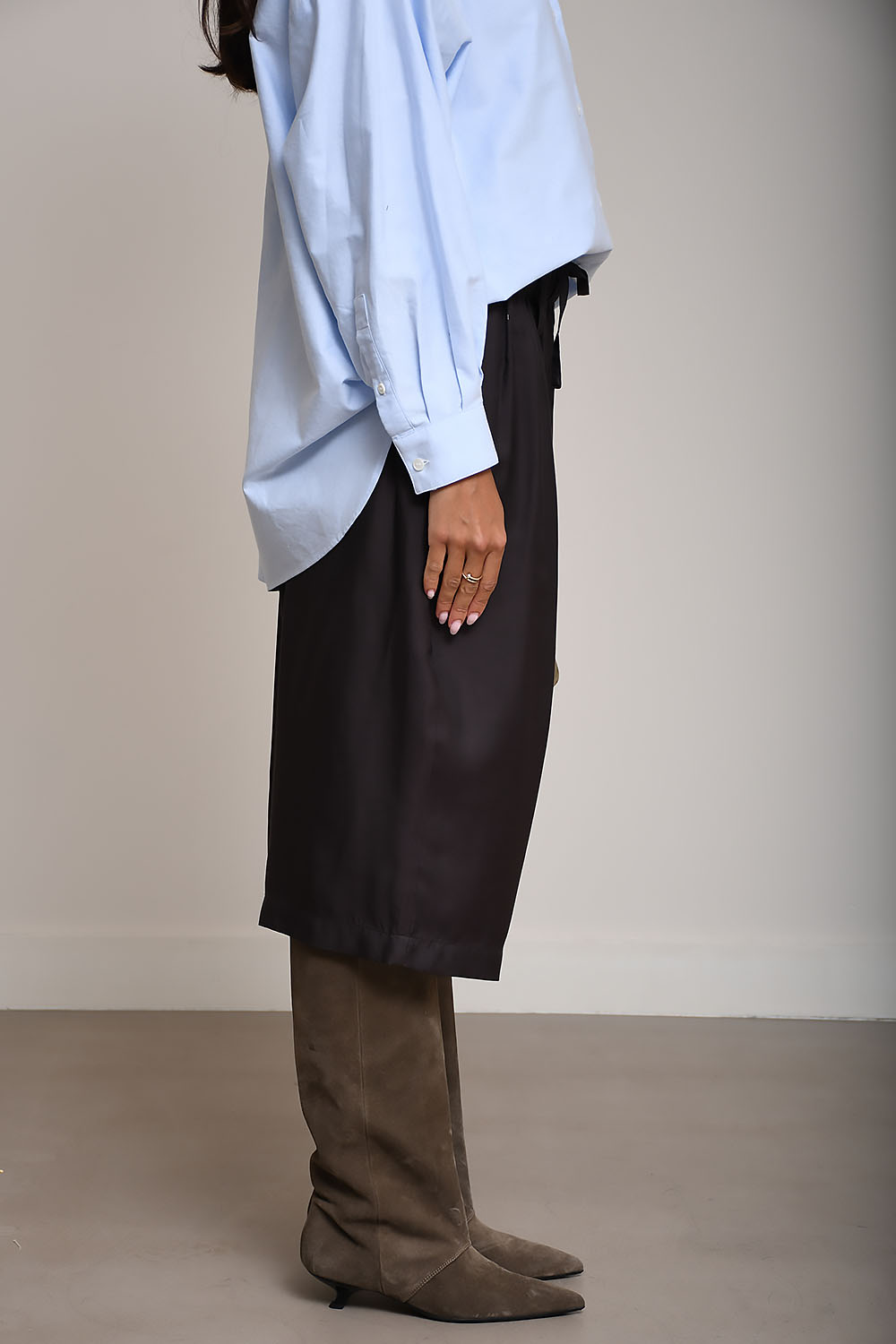 Frenken - Found silk habotai pants