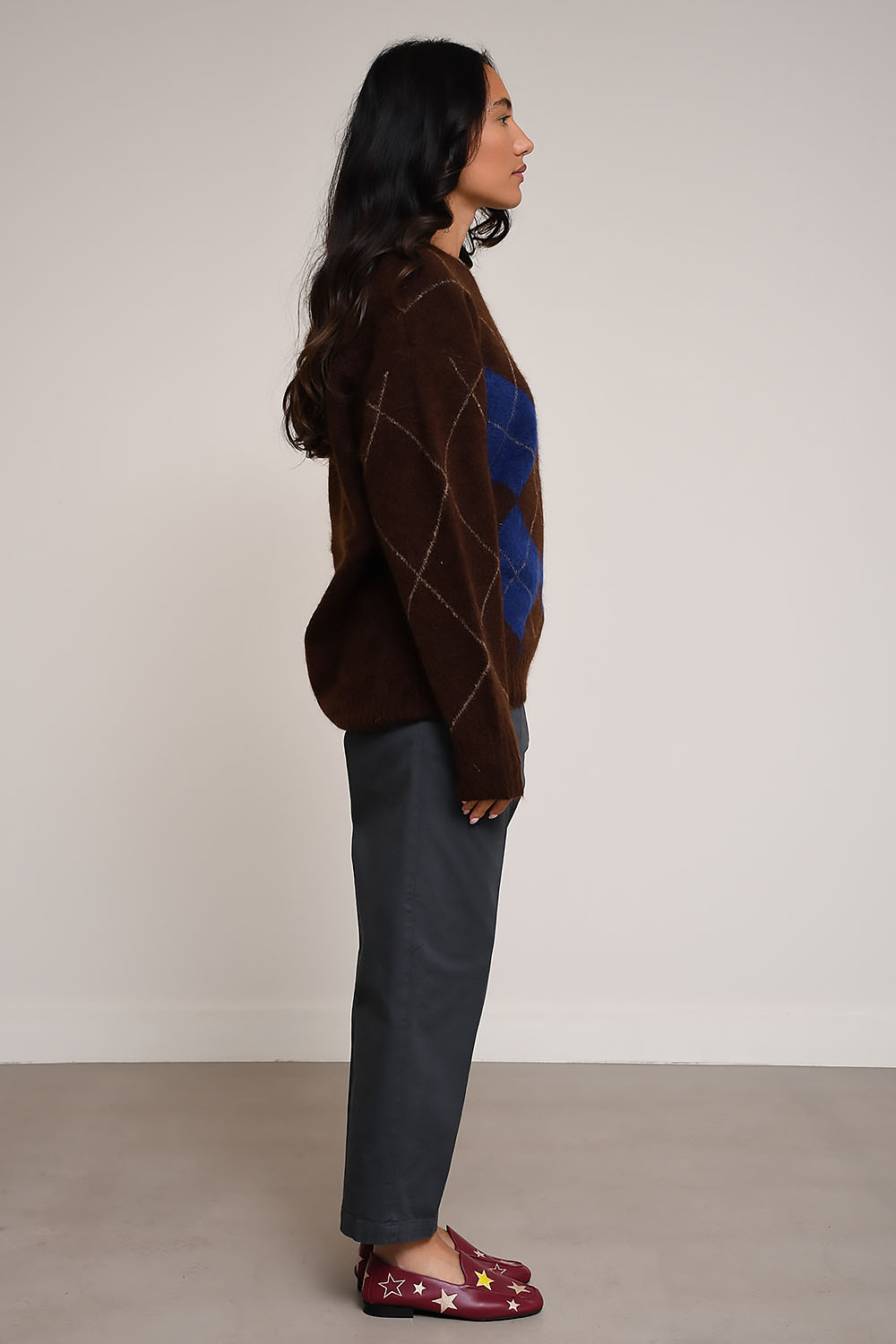 Frenken - Argyle checkered sweater