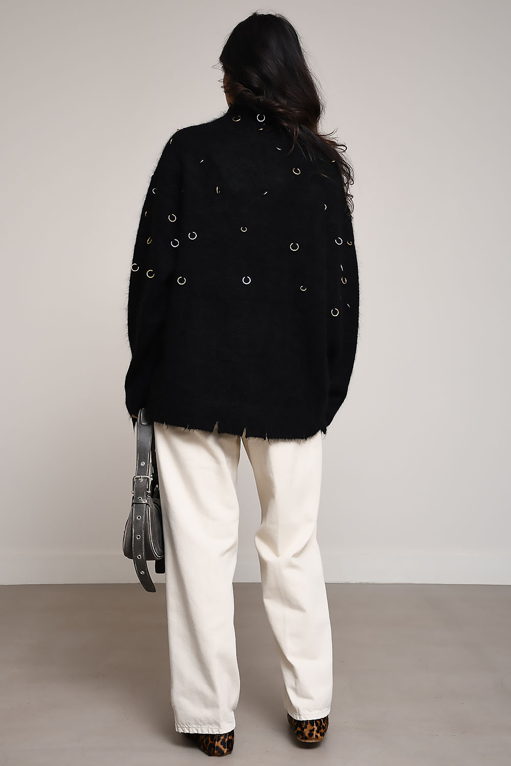 Precious oversized turtle sweater