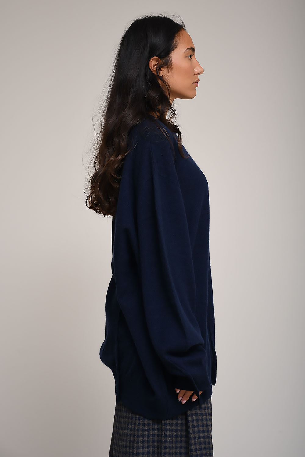 Frenken - Round cash-wool oversized sweater