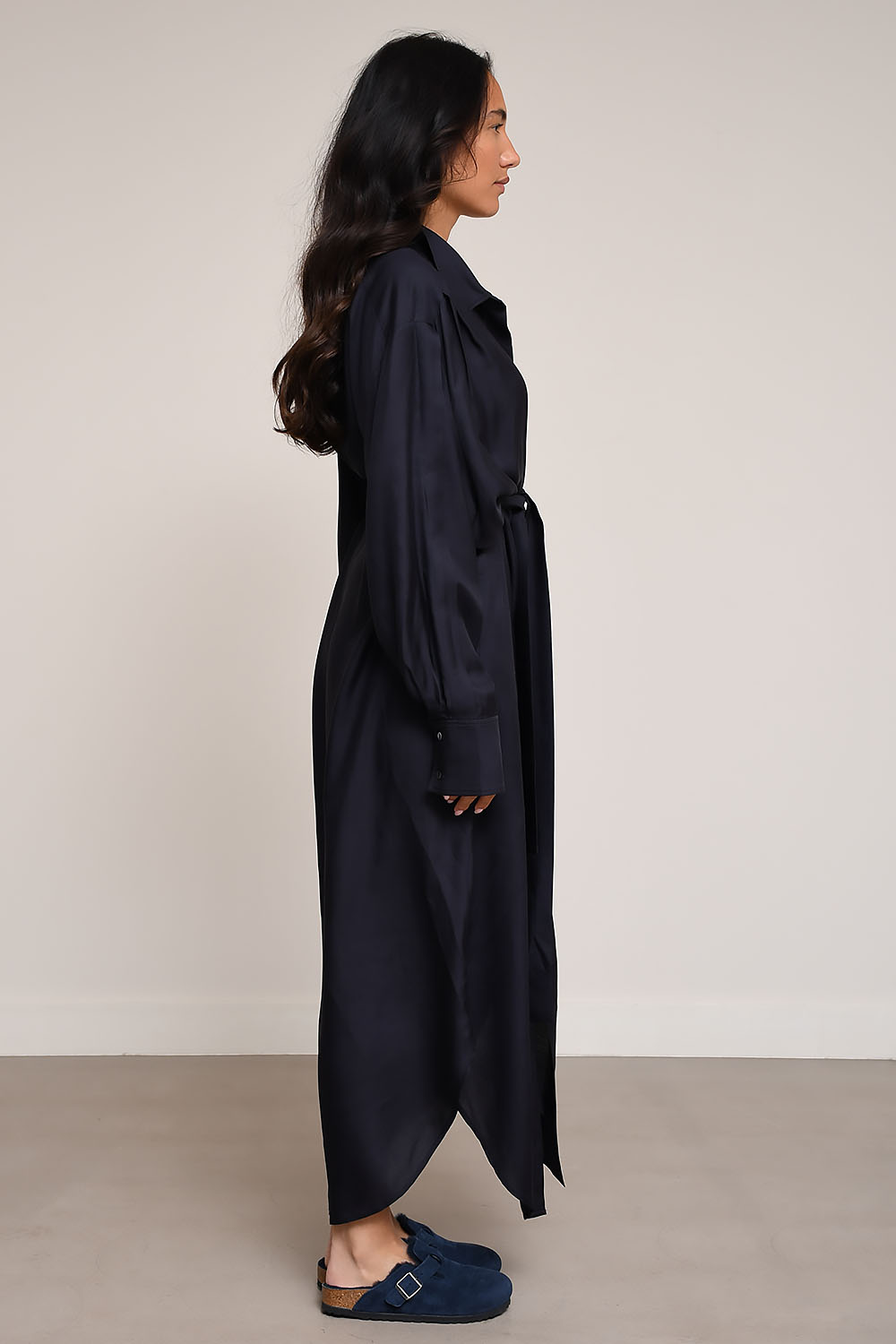 Frenken - Ocean silk habotai dress