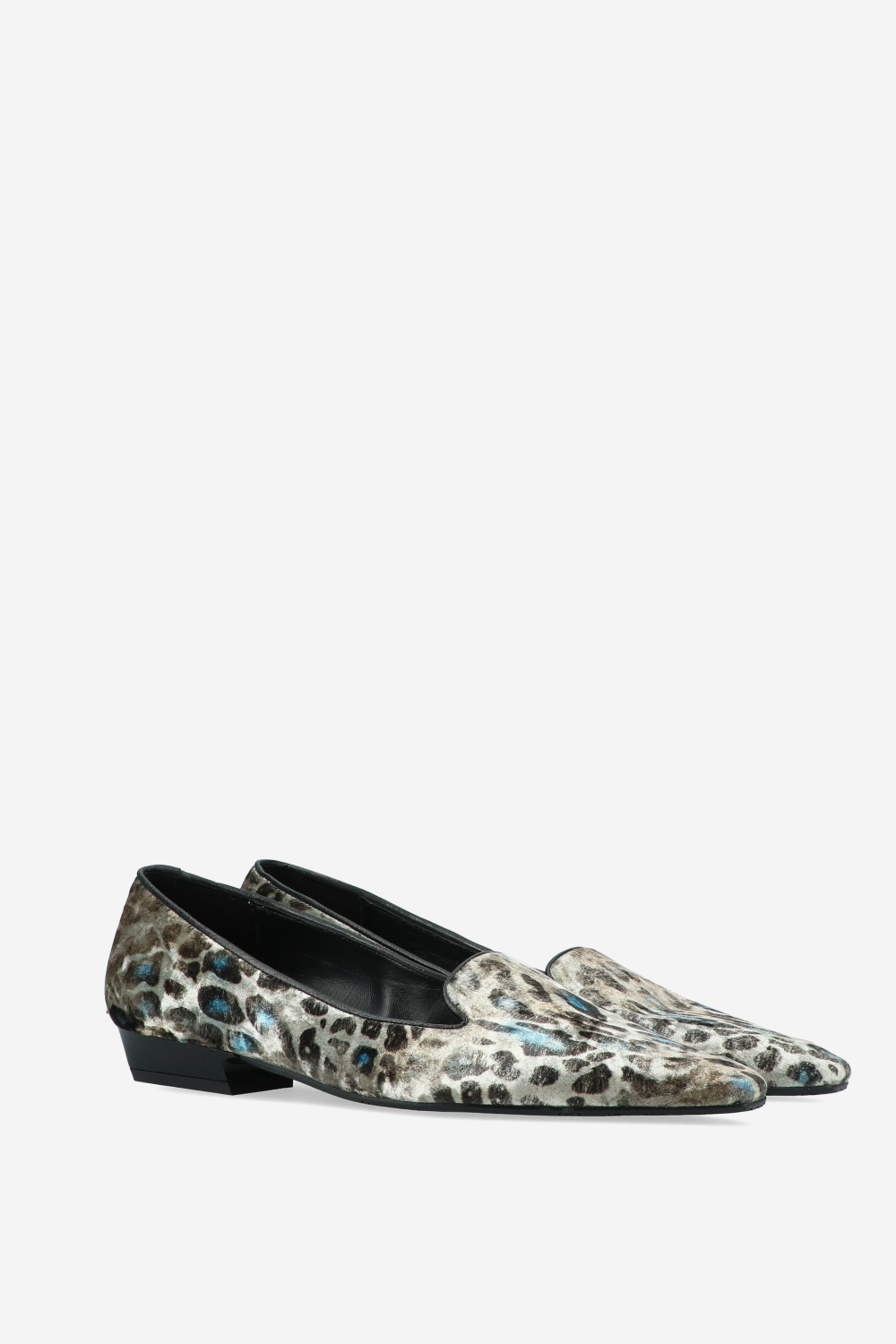 Ras - Velvet printed loafers