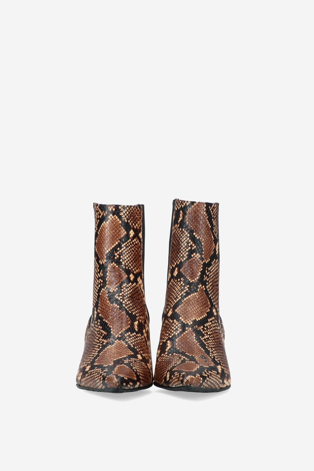 Pitone leather ankle boots