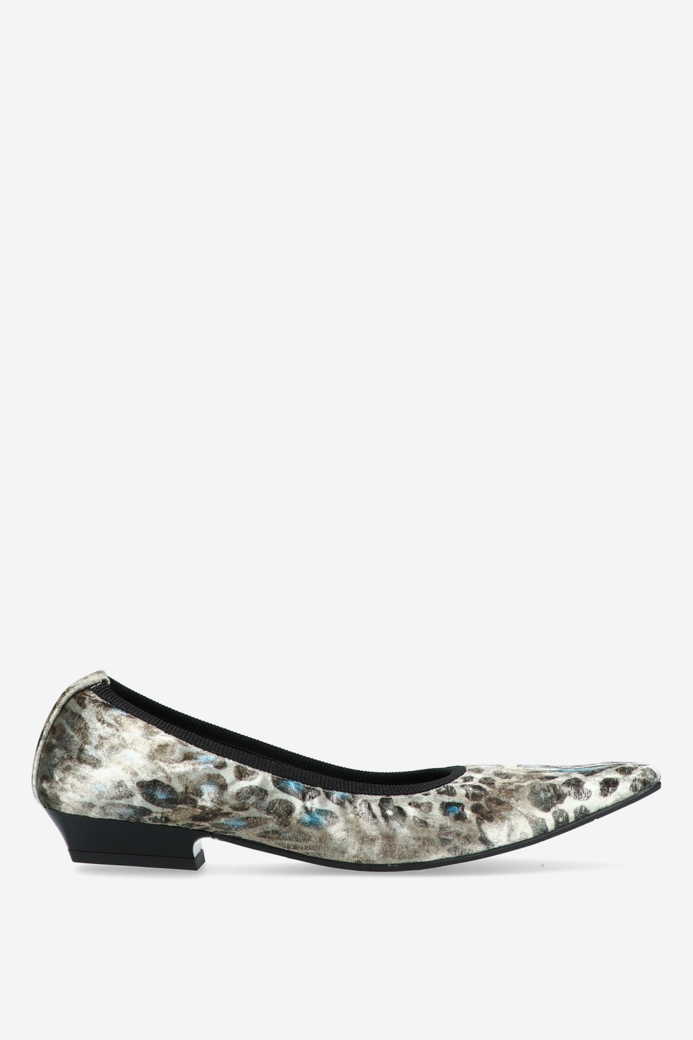 Ras - Velvet printed ballerinas