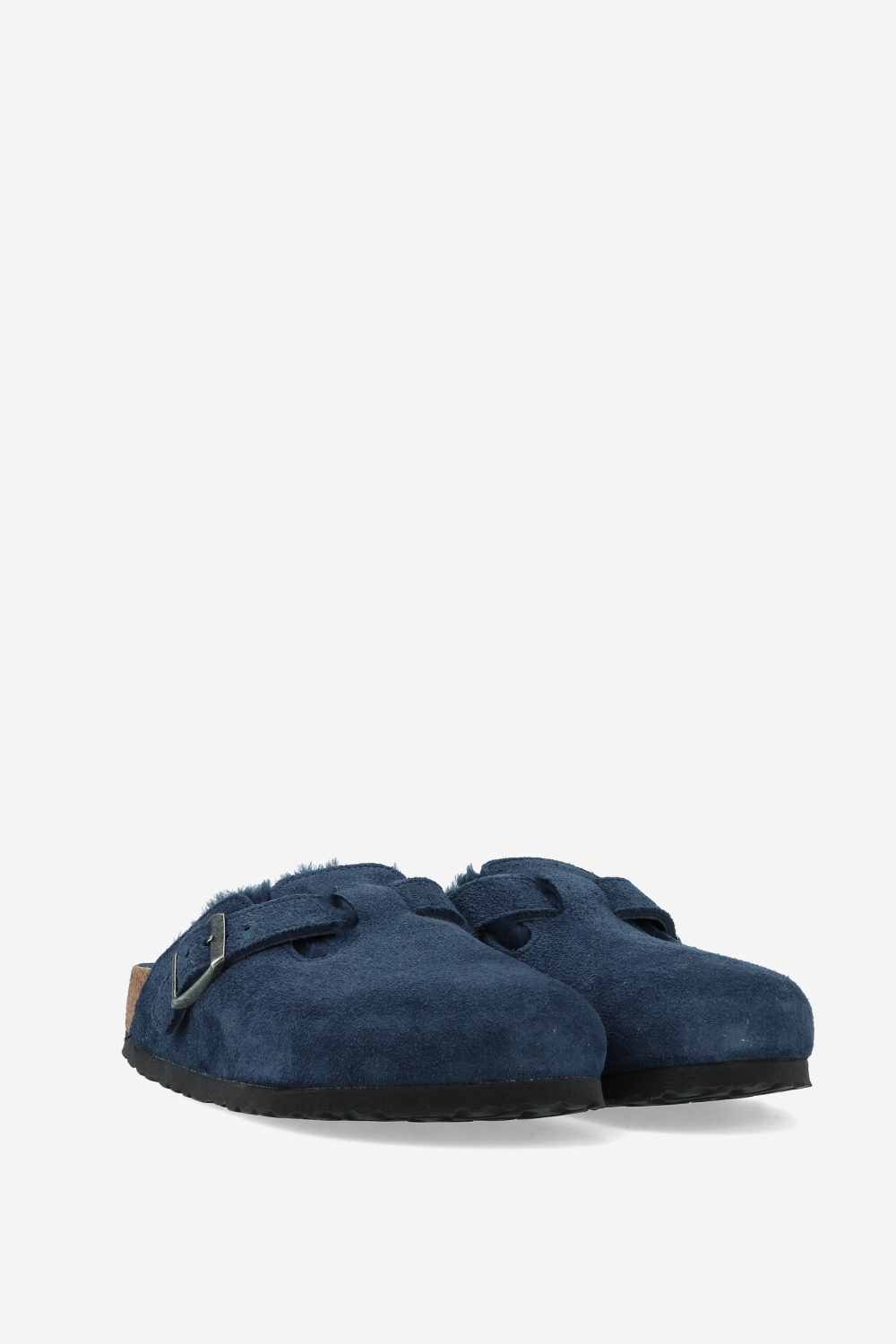 Boston shearling suede clogs
