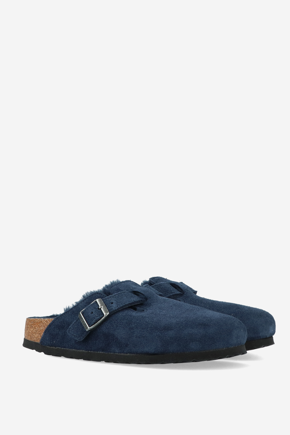 Birkenstock - Boston shearling suede clogs