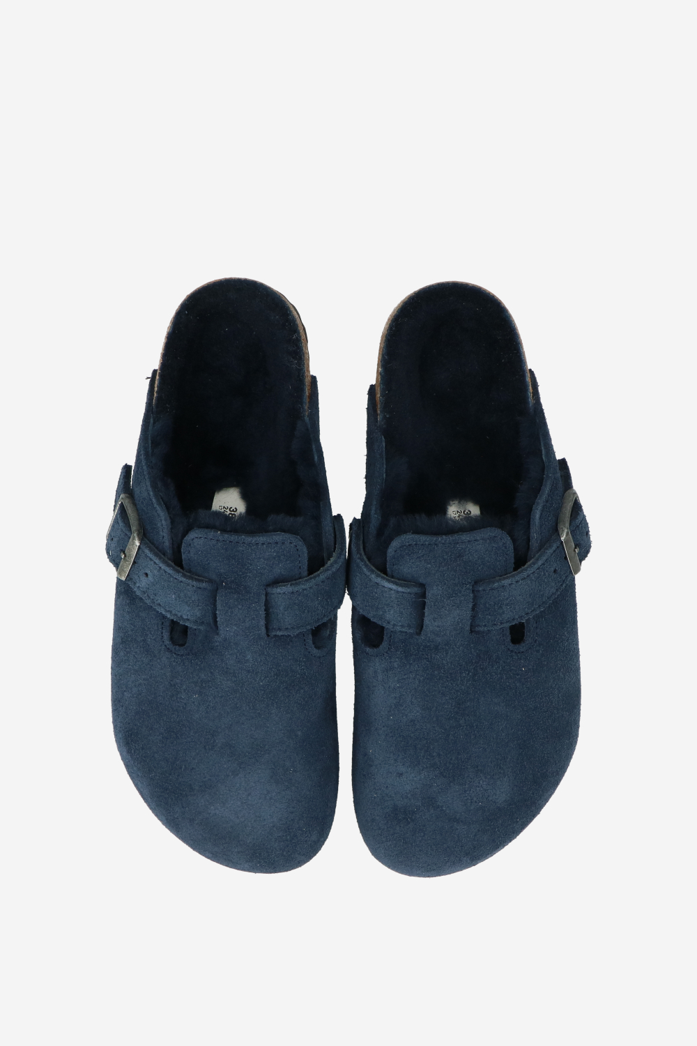 Boston shearling suede clogs