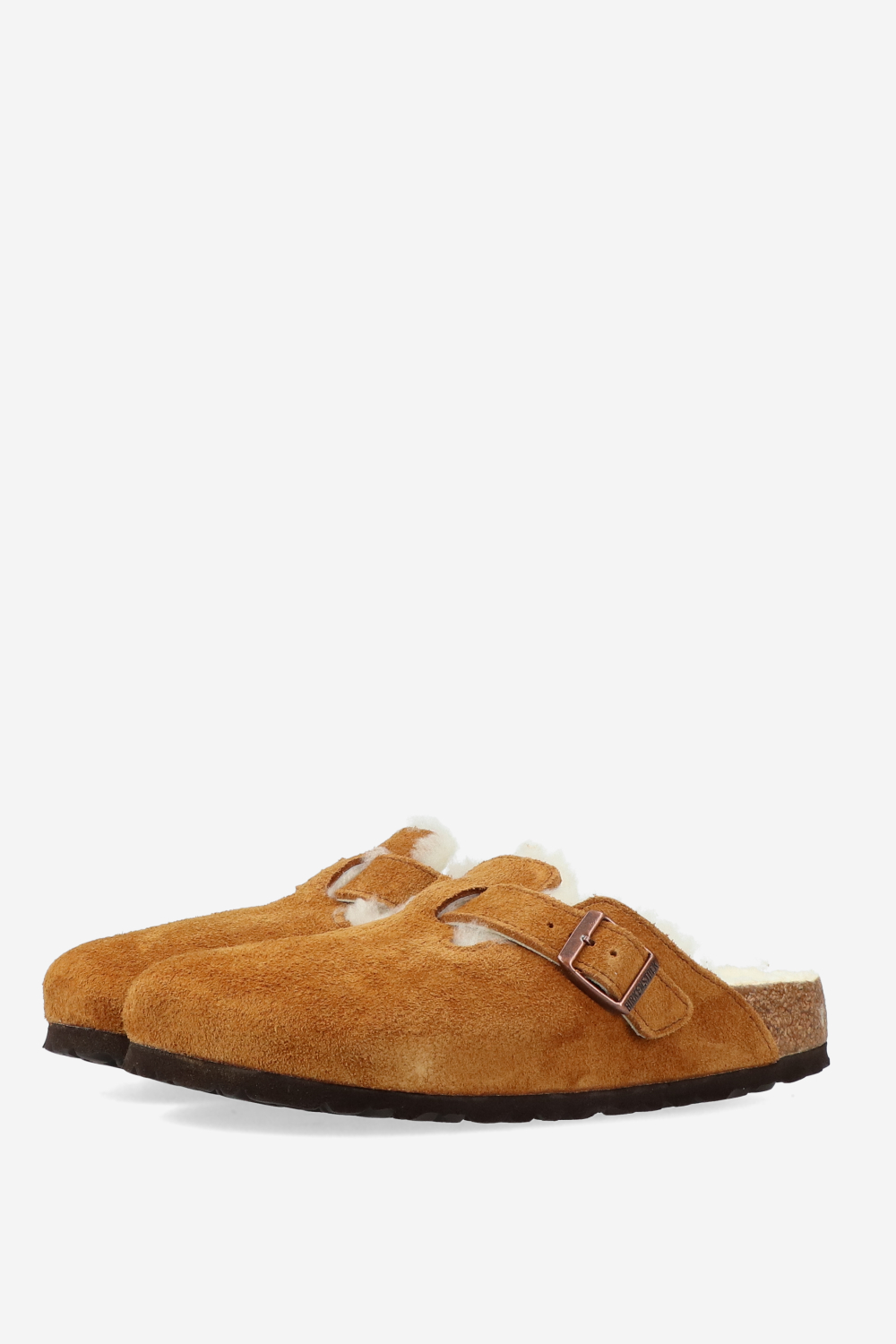 Boston shearling suede clogs