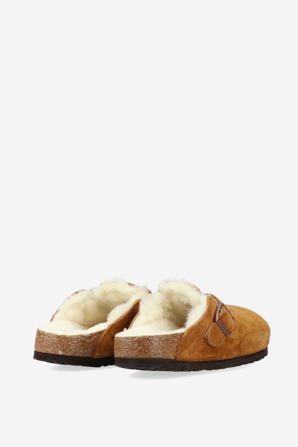 Boston shearling suede clogs
