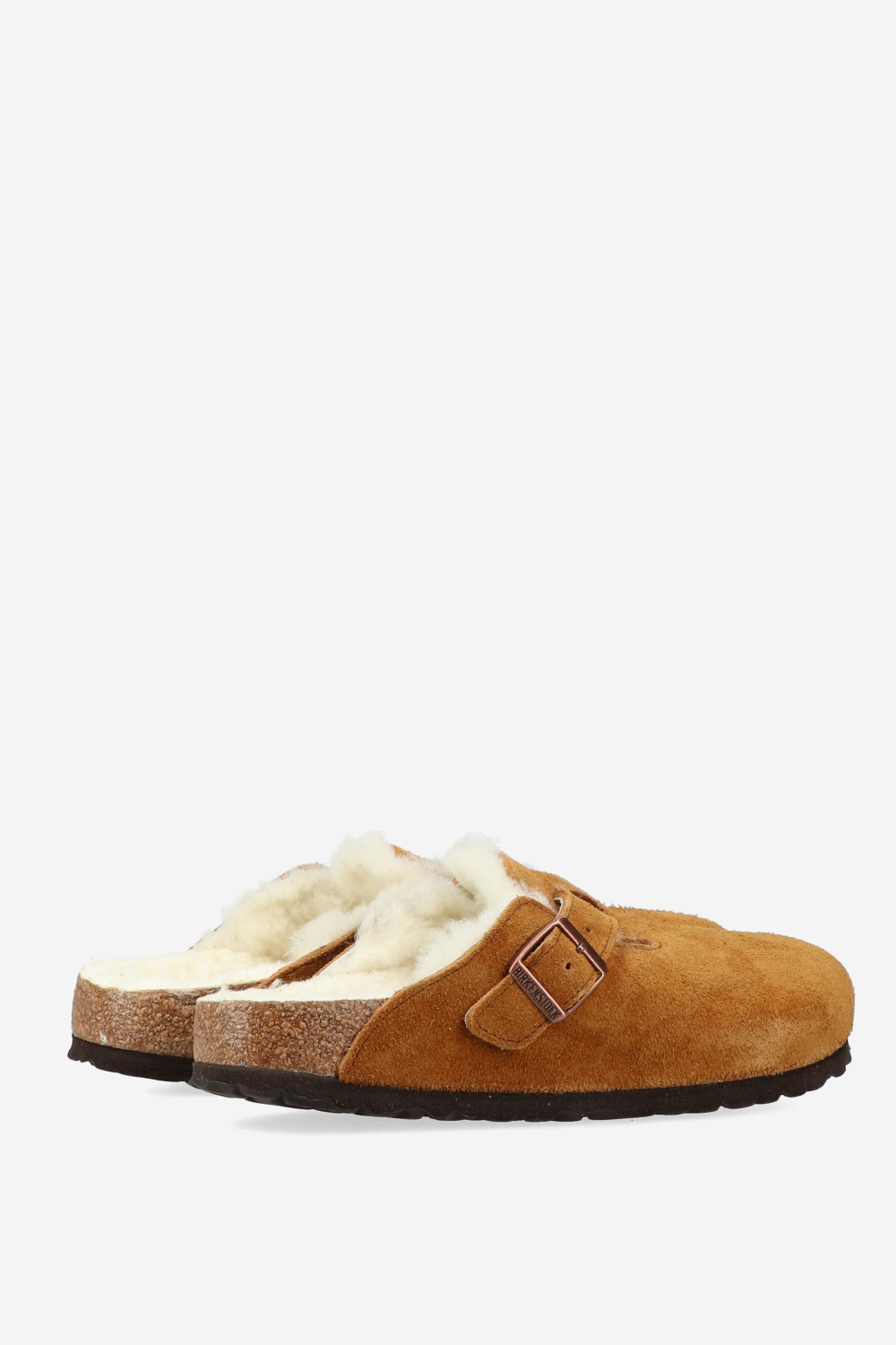 Boston shearling suede clogs