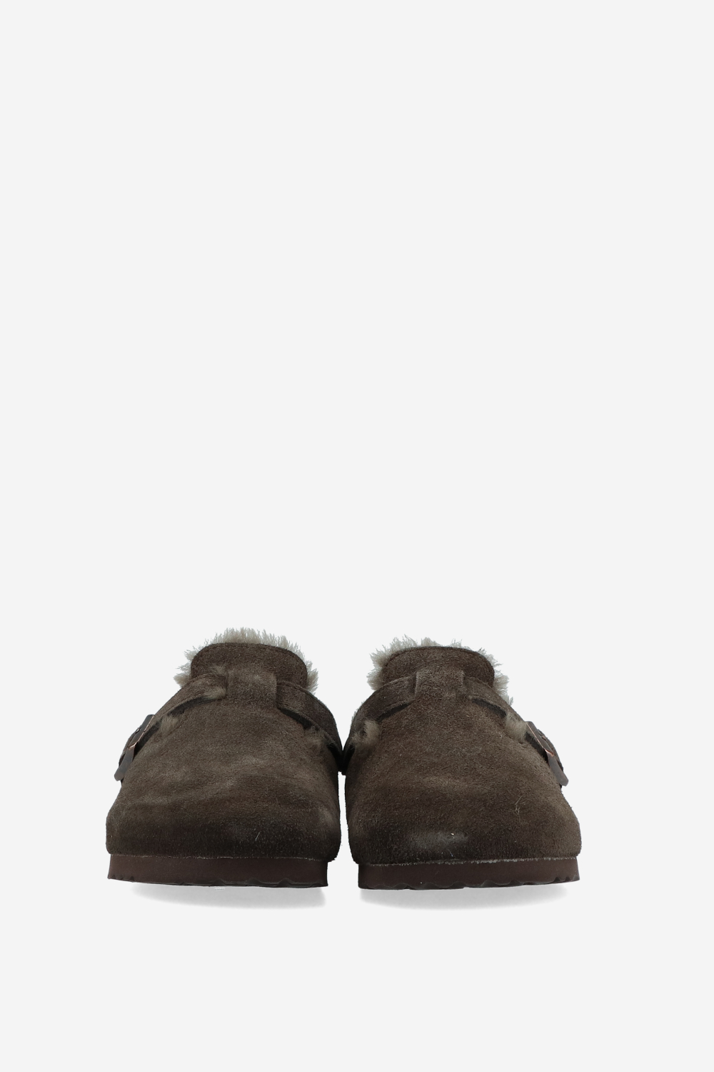 Boston shearling suede clogs