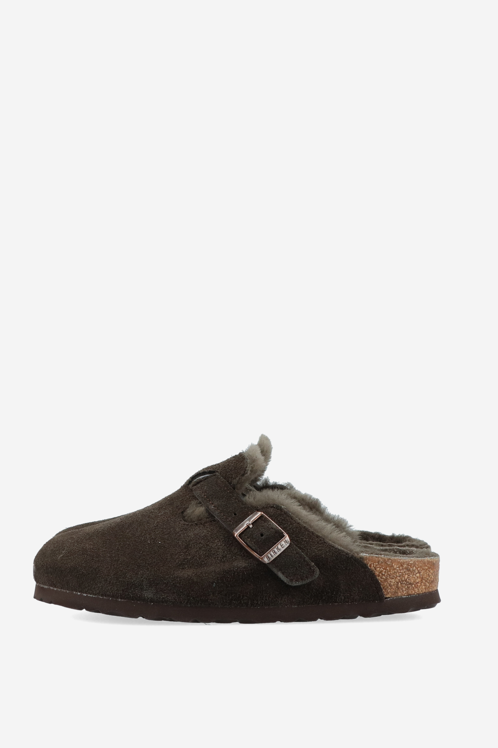 Boston shearling suede clogs