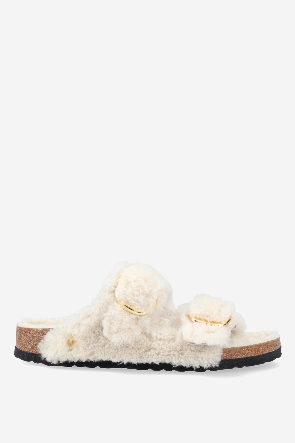 Birkenstock - Arizona big buckle fur teddy sandals