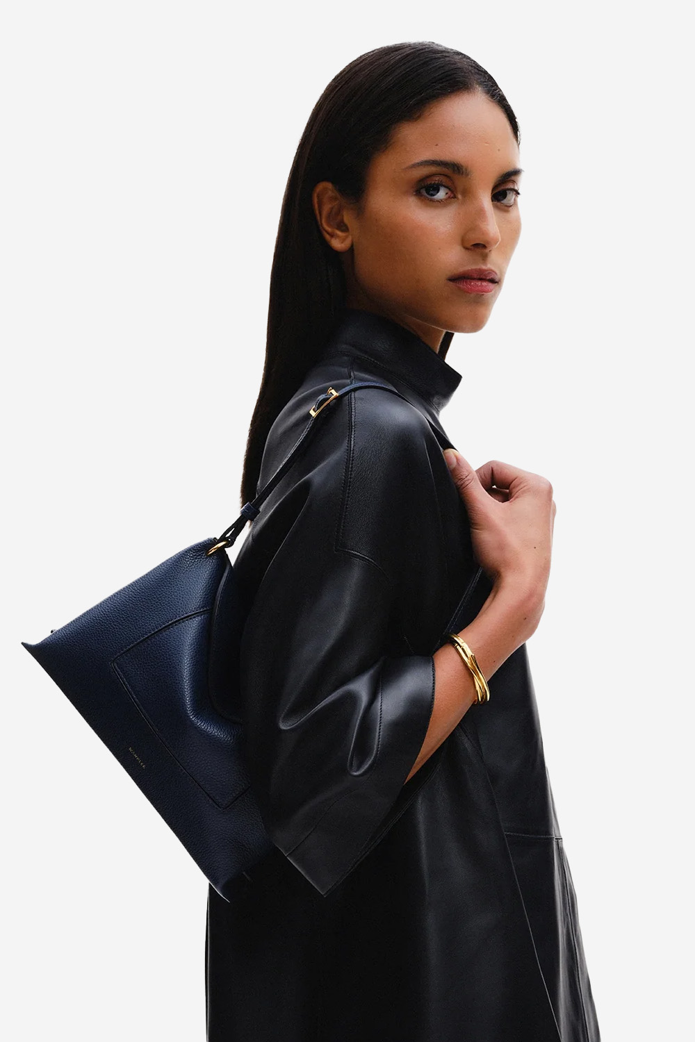 Penelope slouch leather crossbody