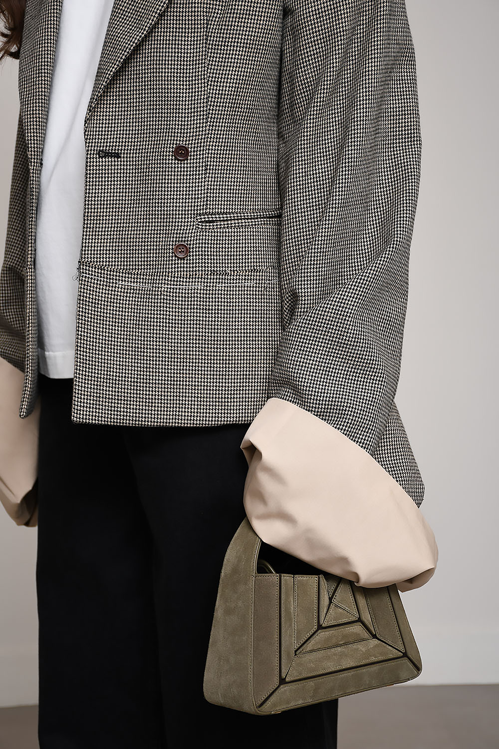 Twiggy ckecked blazer