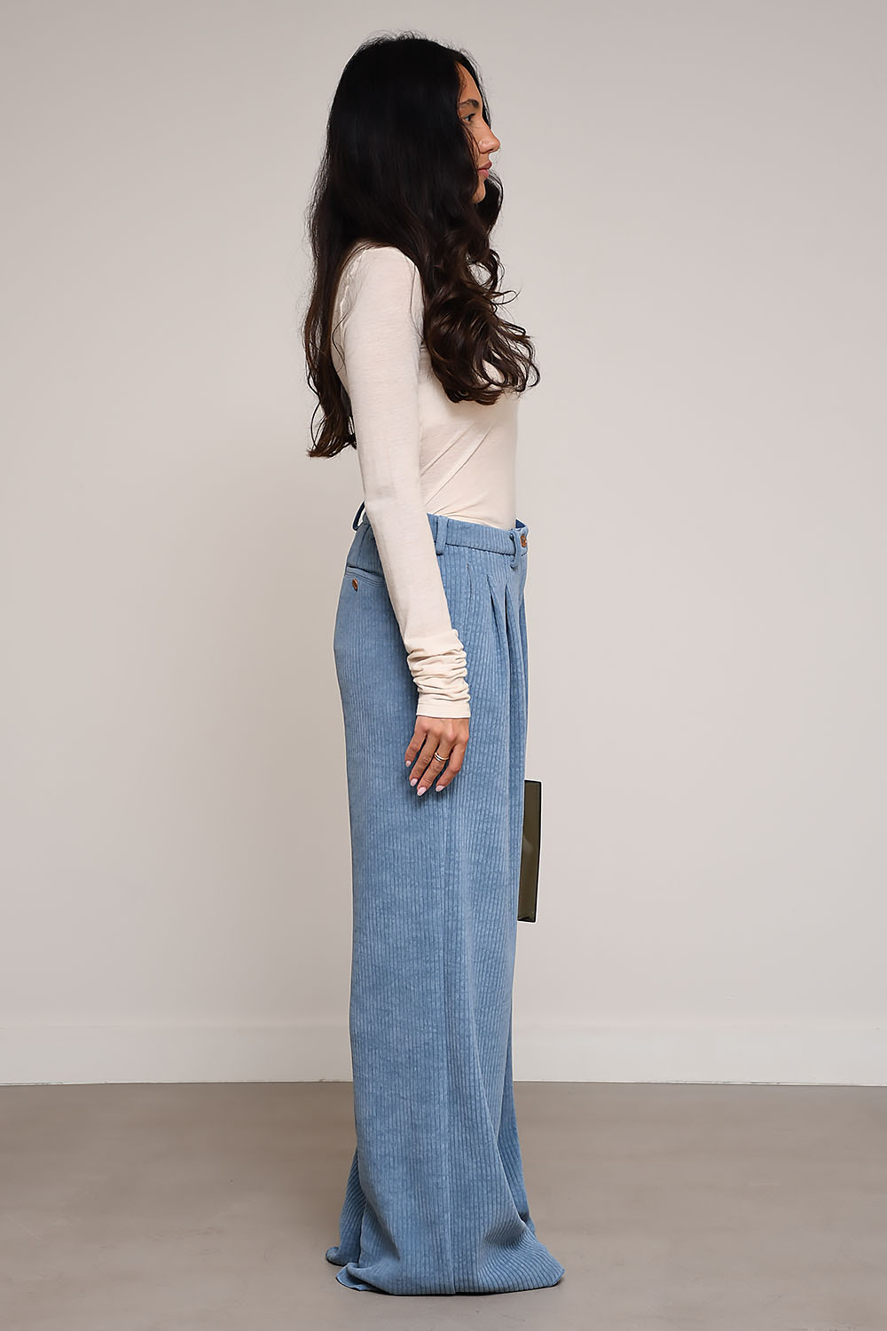 Jejia - Katherine velvet wide-leg pants
