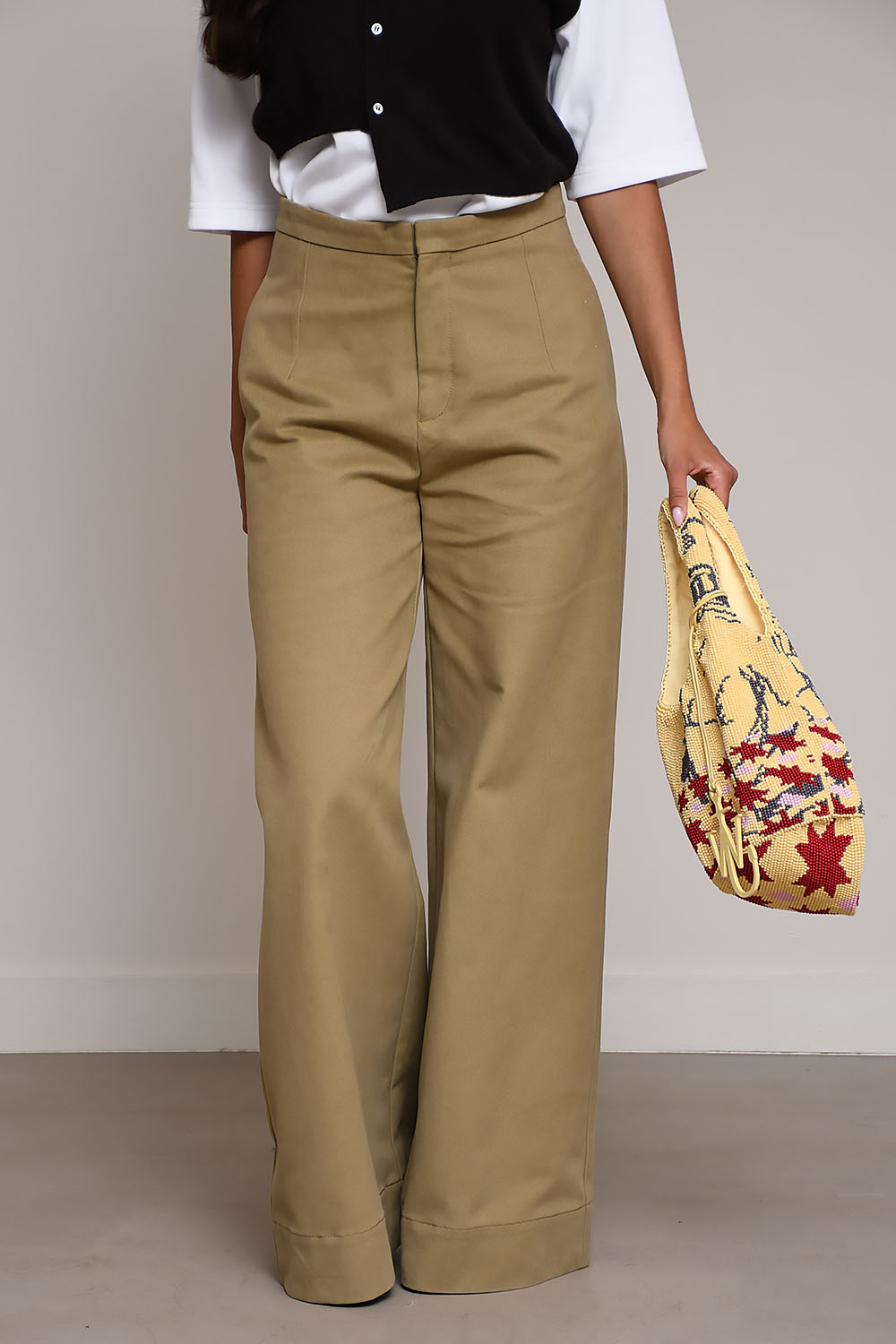 Jejia - Jean cotton wide-leg pants