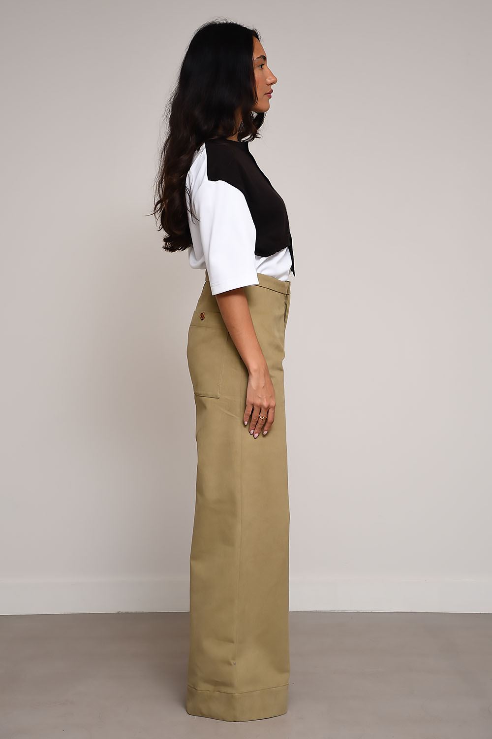 Jejia - Jean cotton wide-leg pants