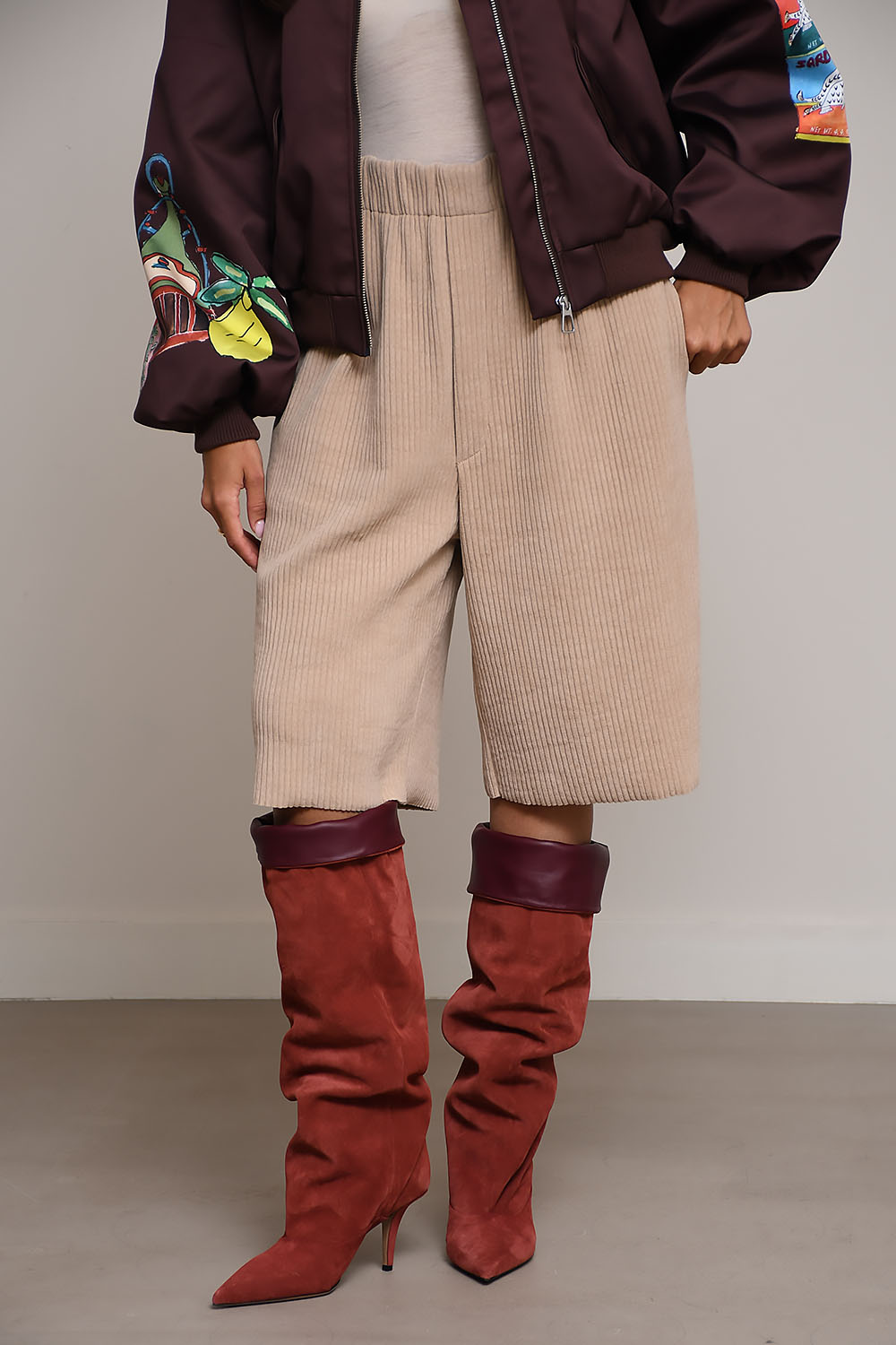 Jejia - Norma velvet bermuda