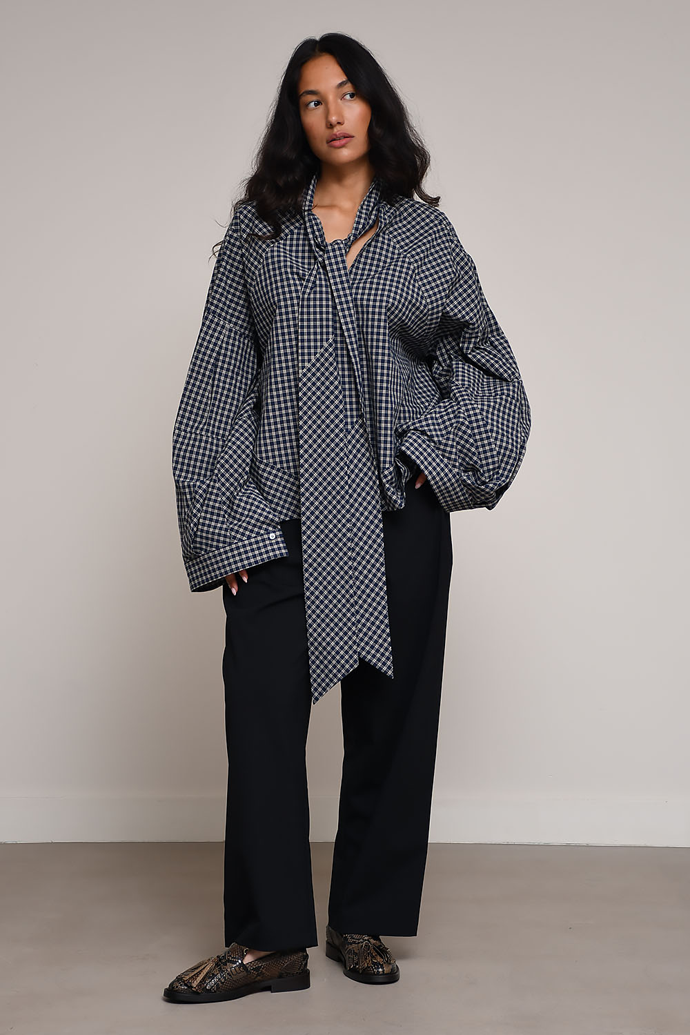 Jejia - Clo oversized checked shirt