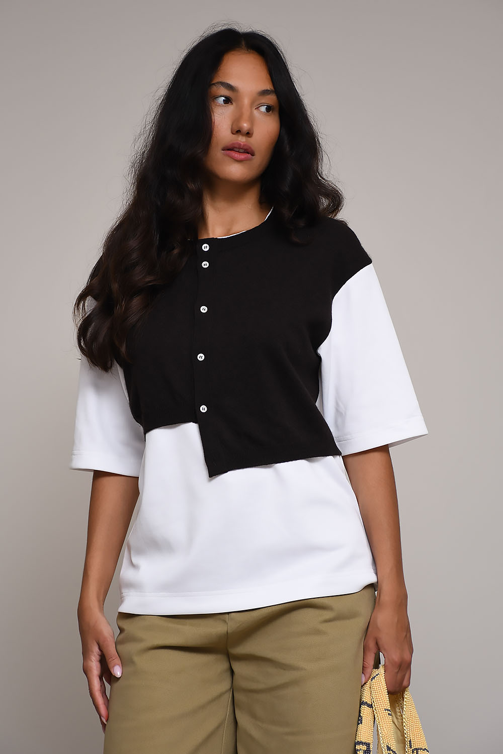 Jejia - Jejia knit cardigan t-shirt