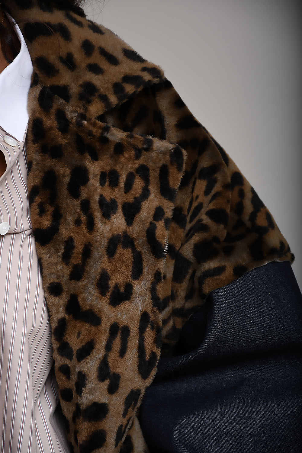 Tea leopard biker jack