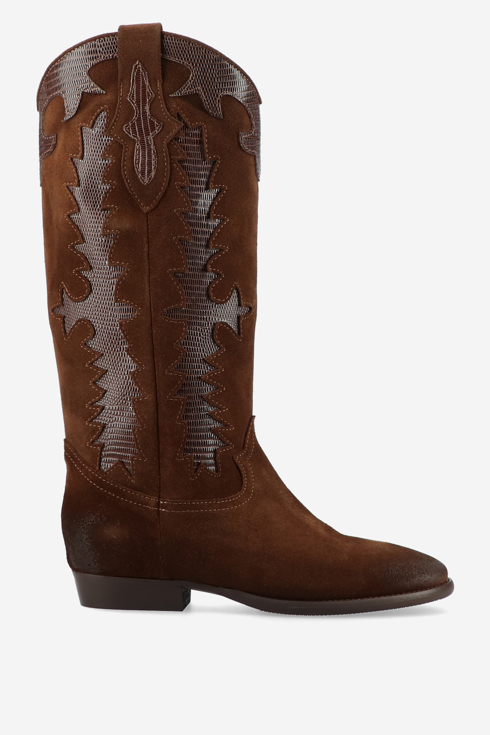 Julia Cerutti - Embroidered suede boots