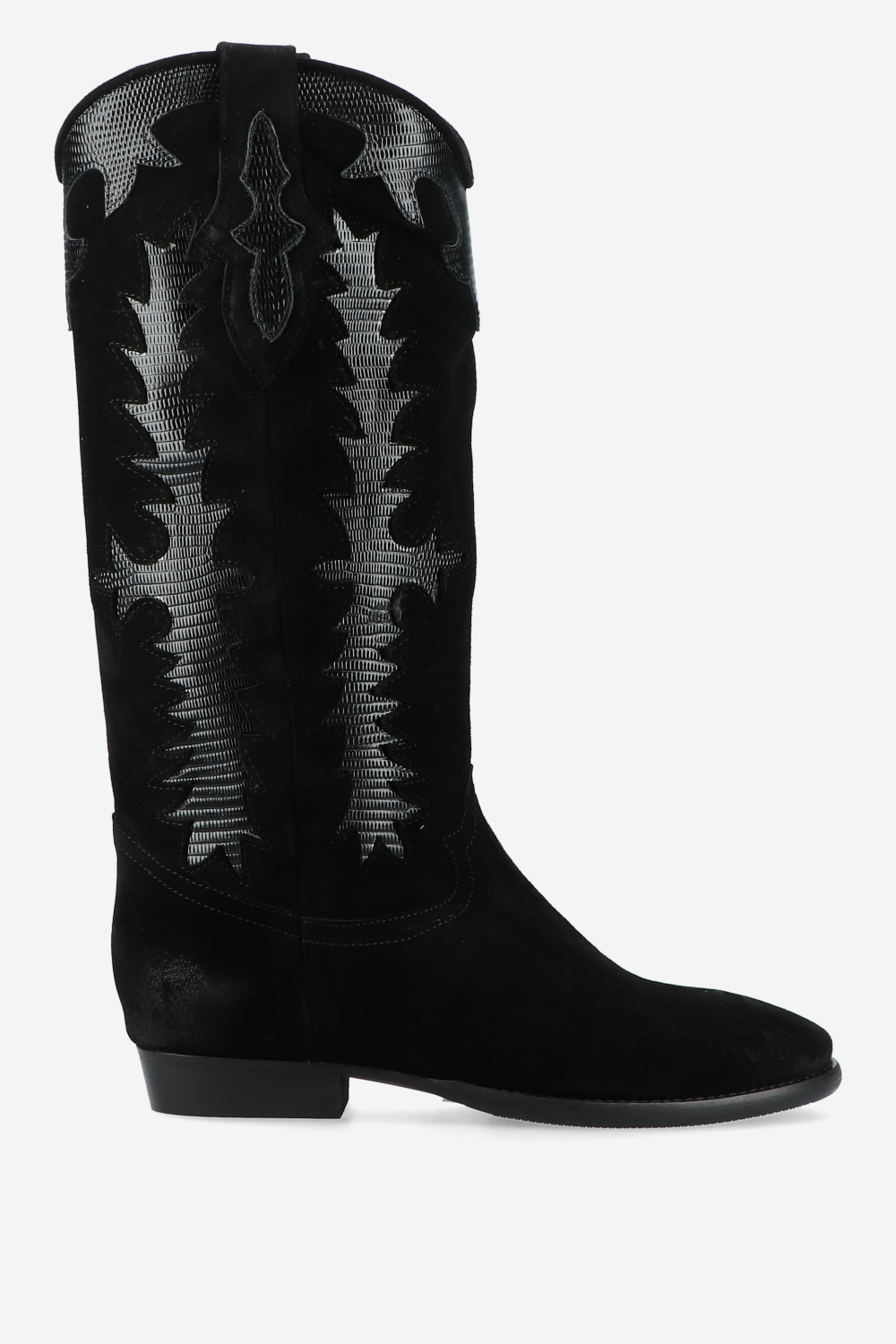 Julia Cerutti - Embroidered suede boots