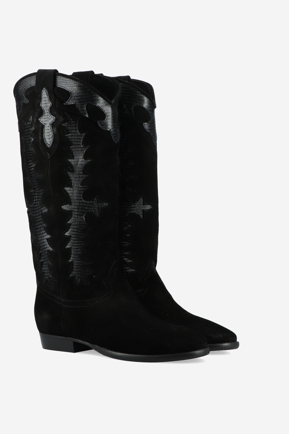 Julia Cerutti - Embroidered suede boots