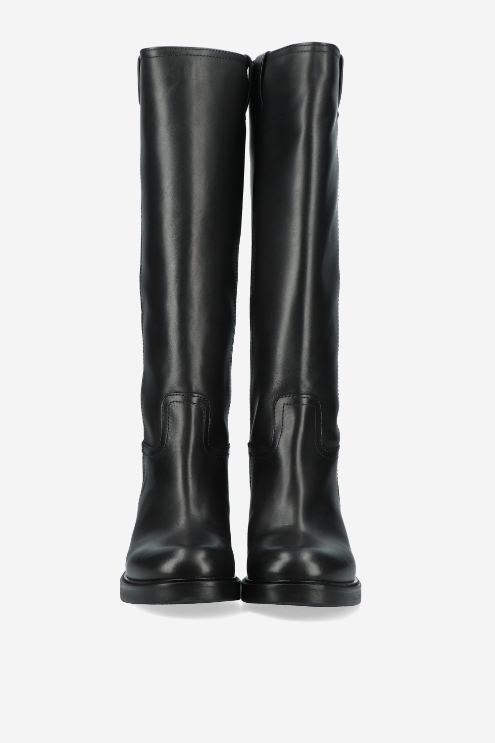 Knee-high leather boots