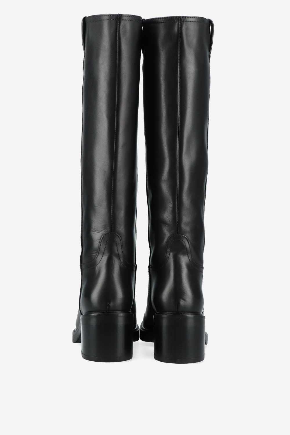 Knee-high leather boots