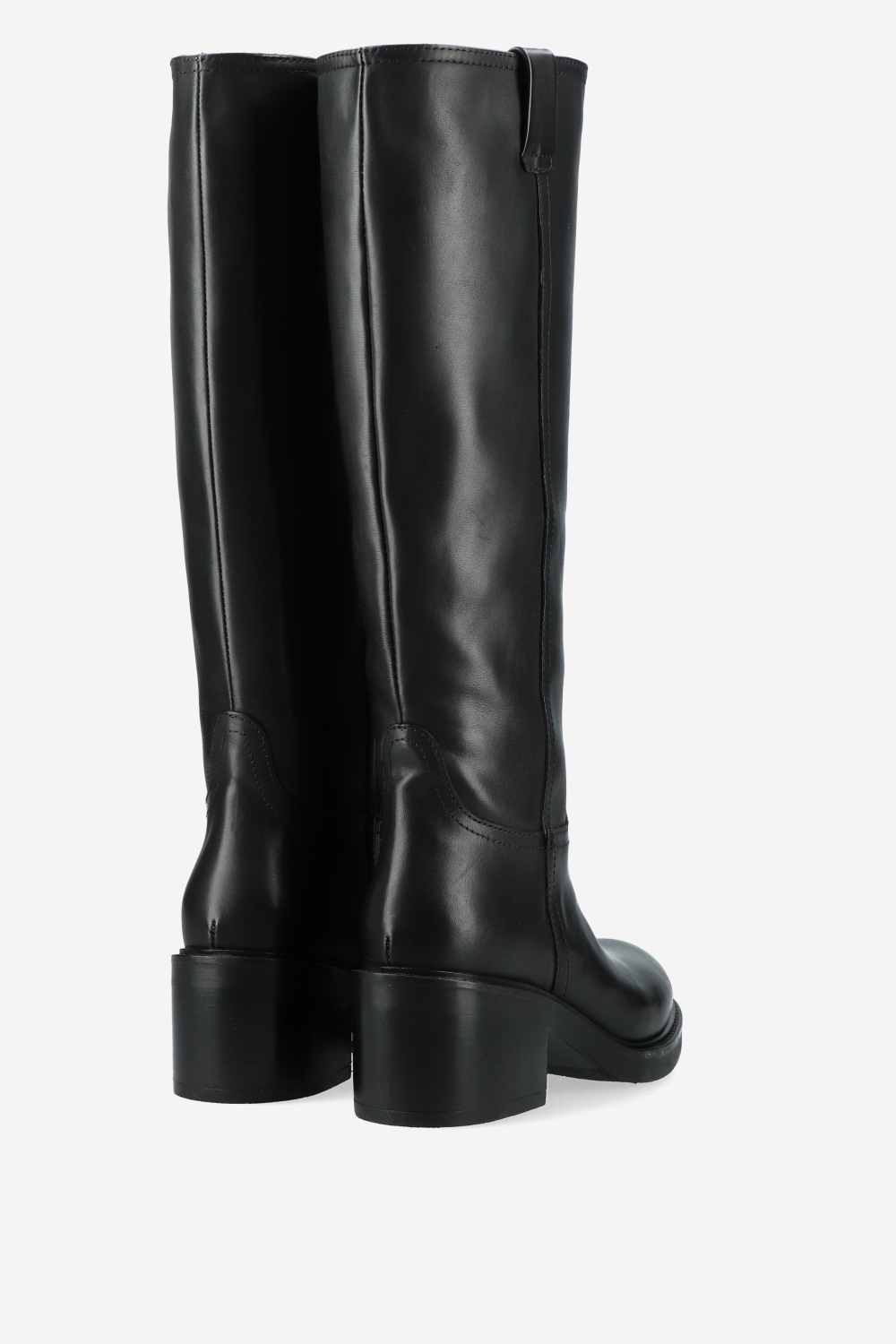 Knee-high leather boots