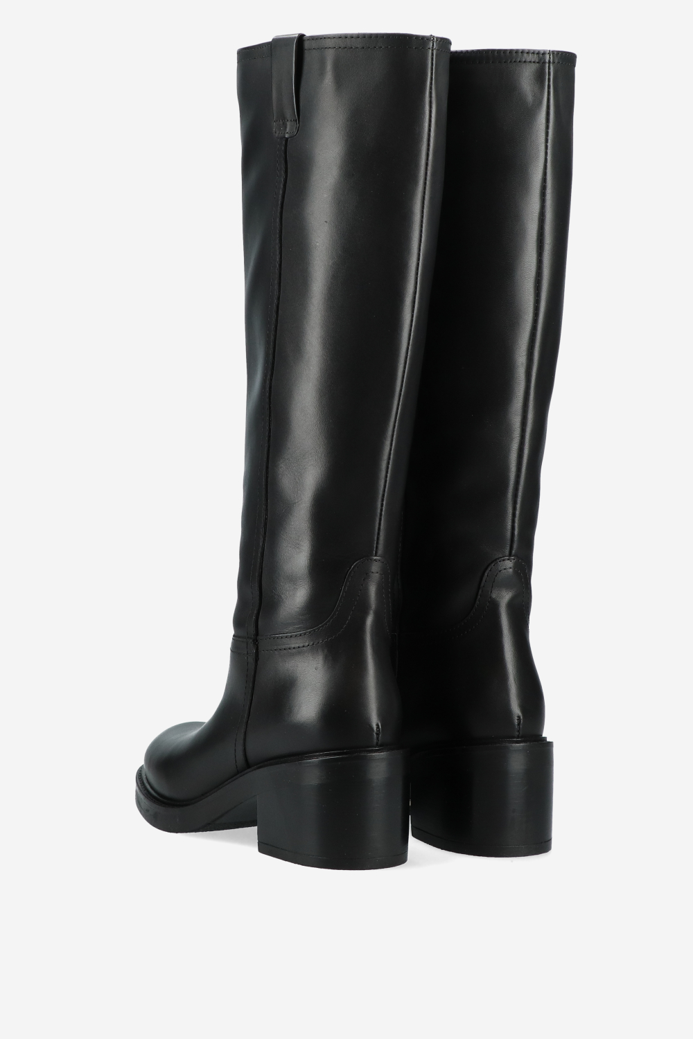 Knee-high leather boots