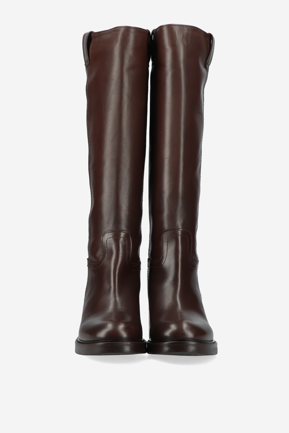 Knee-high leather boots