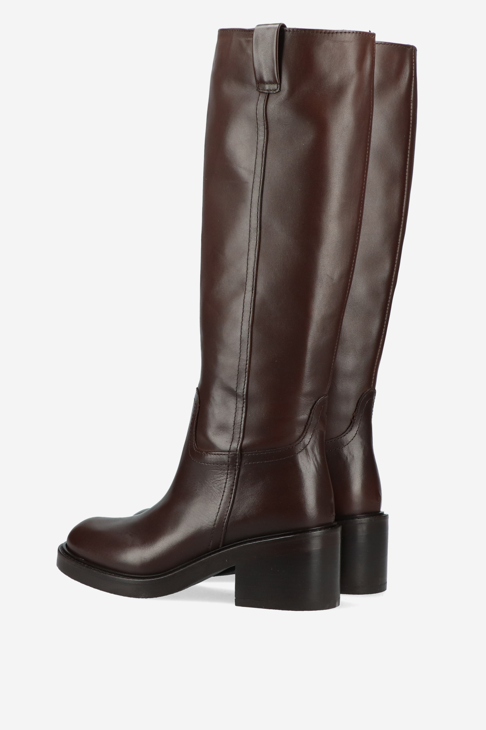 Knee-high leather boots