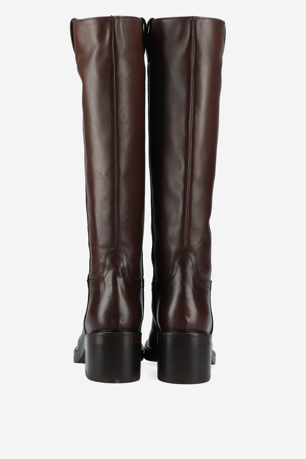 Knee-high leather boots