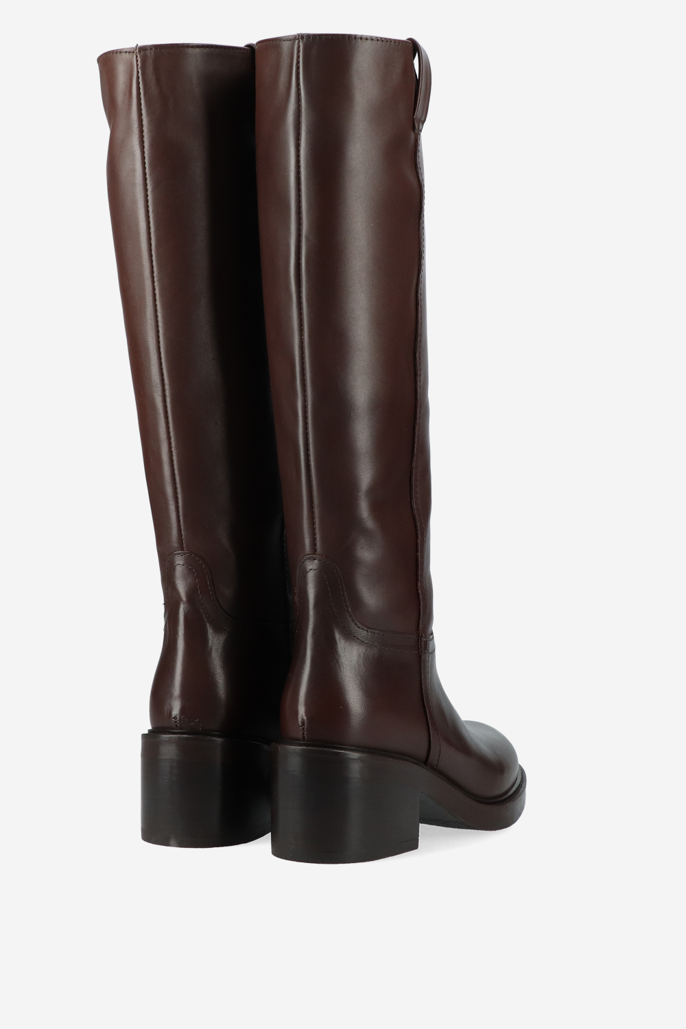 Knee-high leather boots