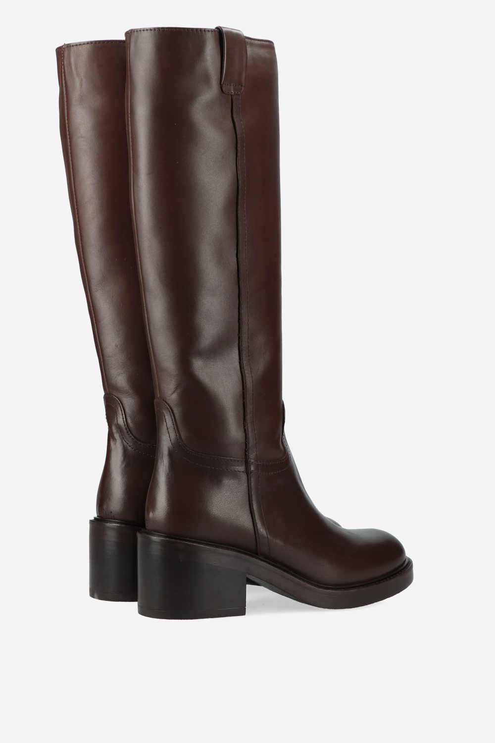 Knee-high leather boots