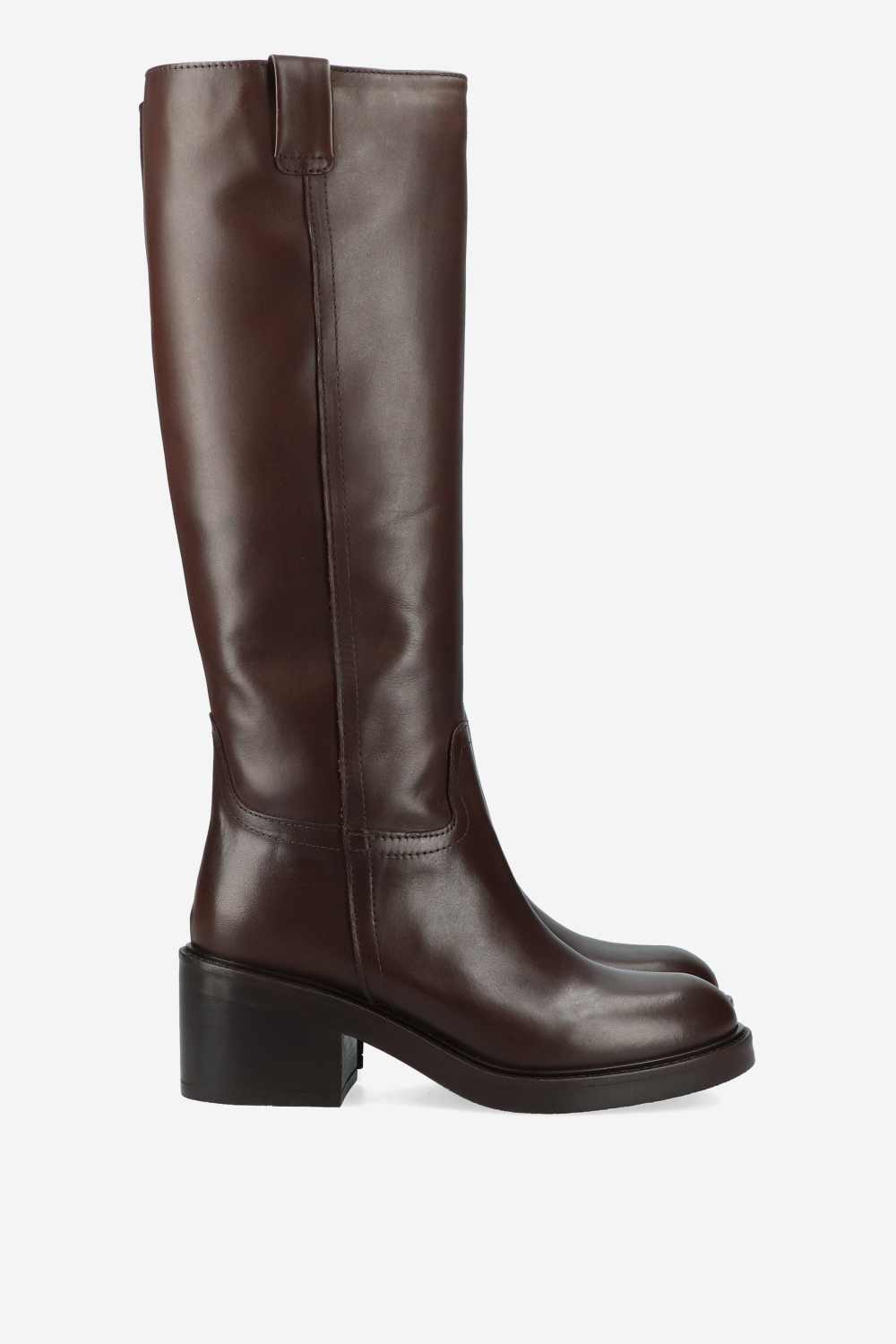 Knee-high leather boots
