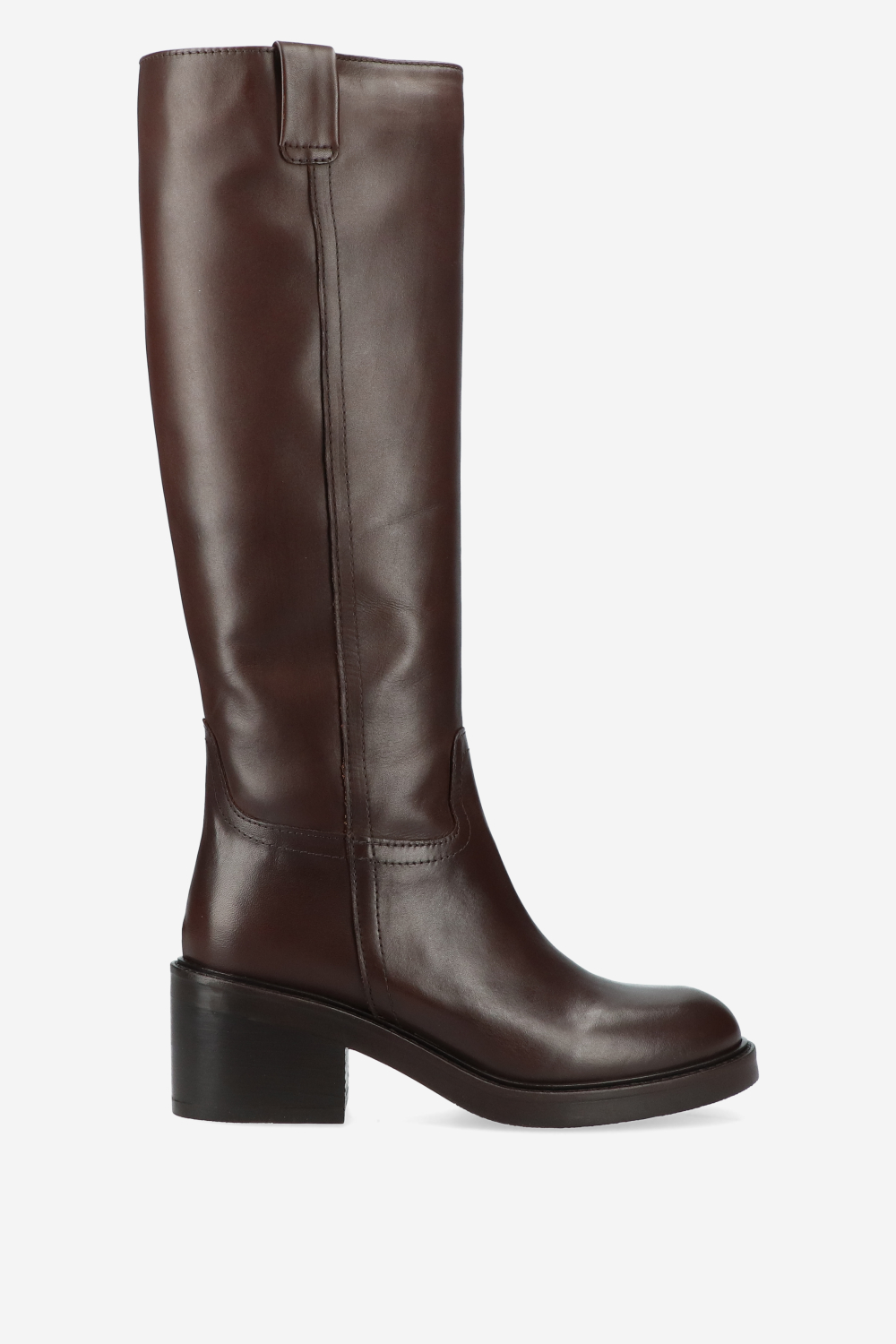 Knee-high leather boots