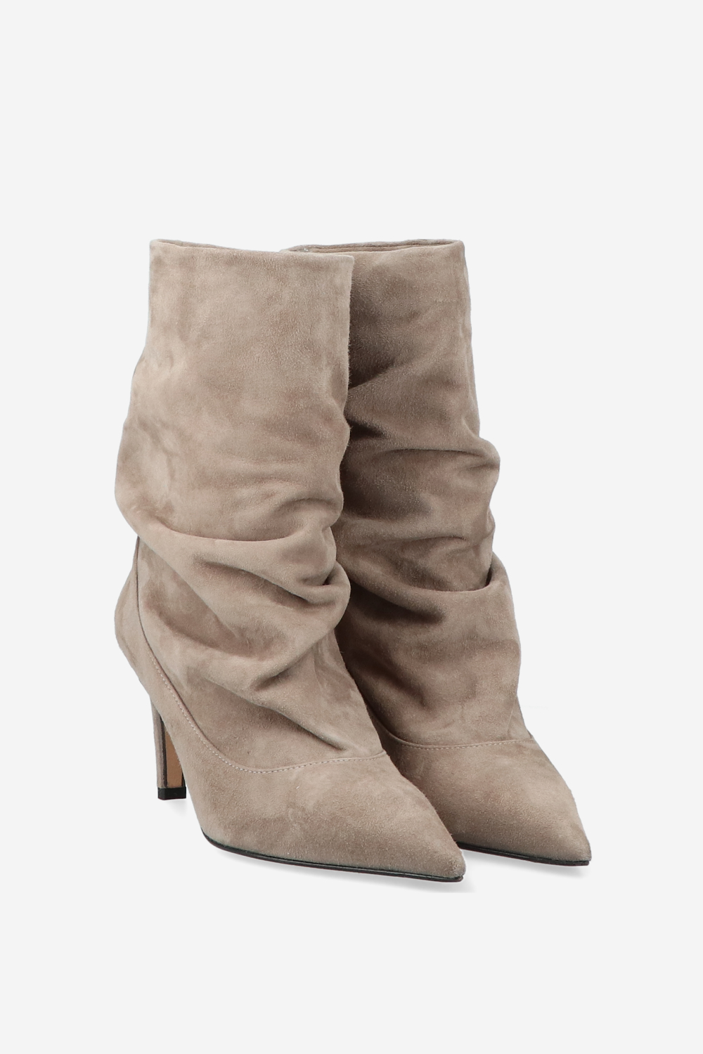 Slouchy suede boots