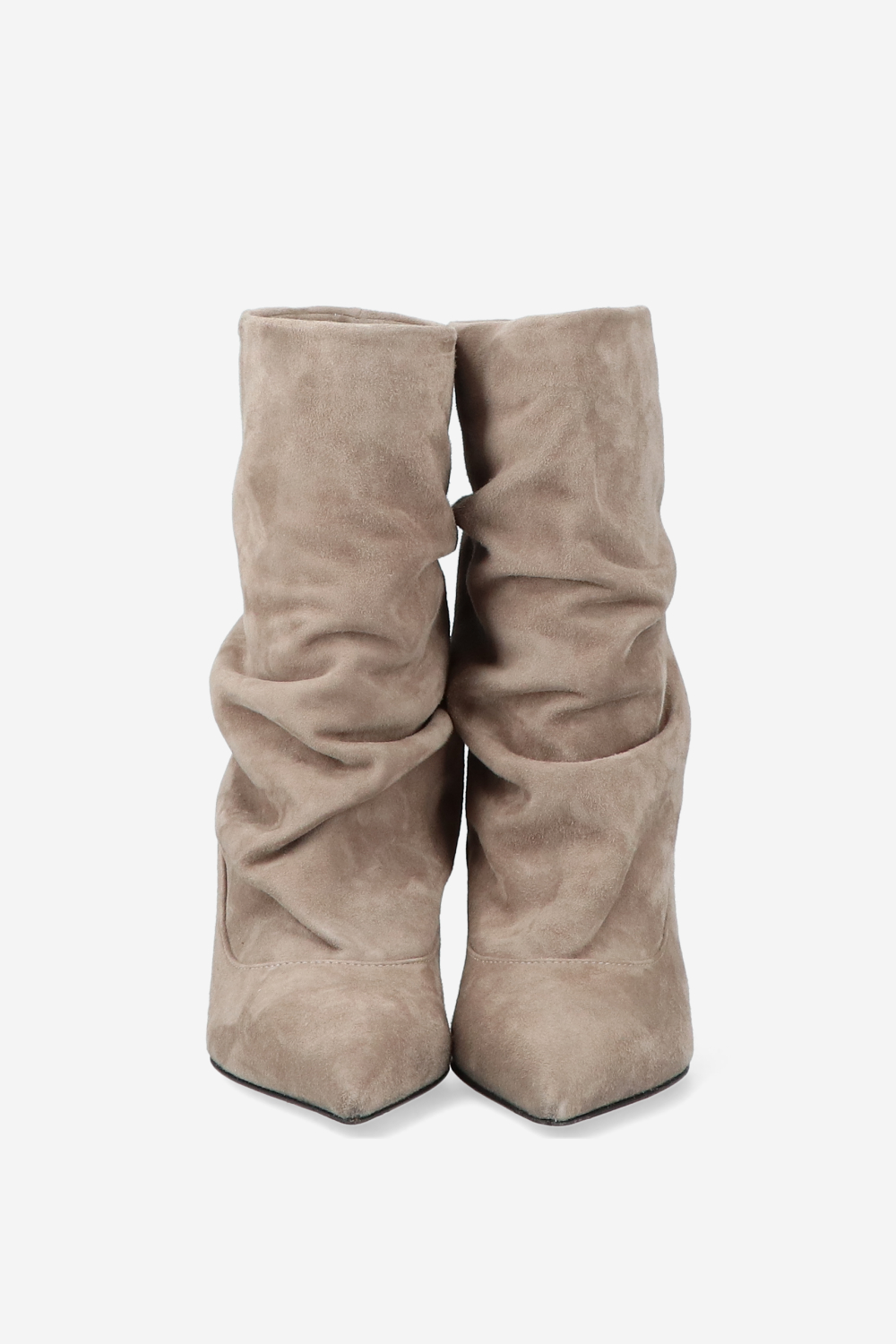 Slouchy suede boots