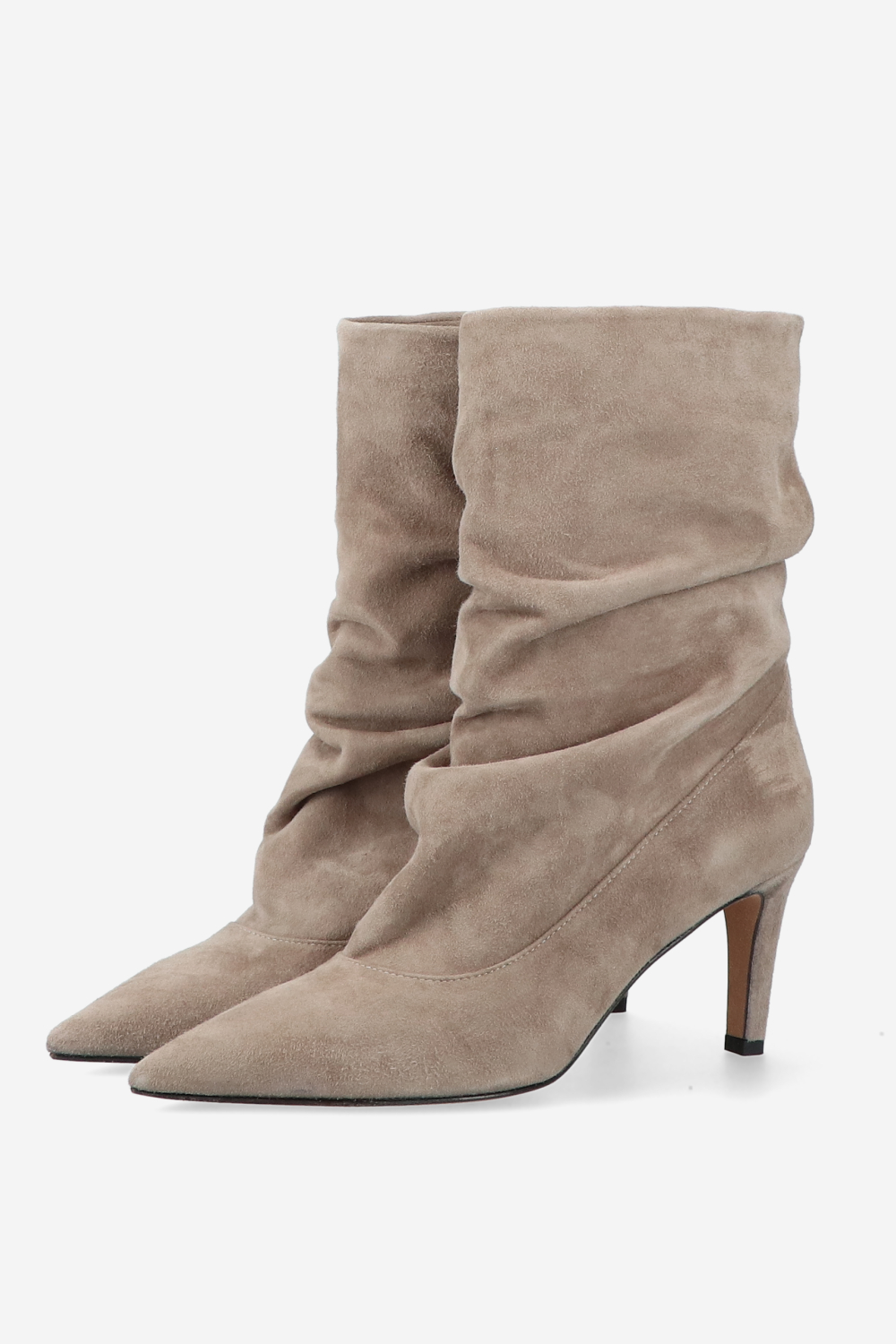 Slouchy suede boots