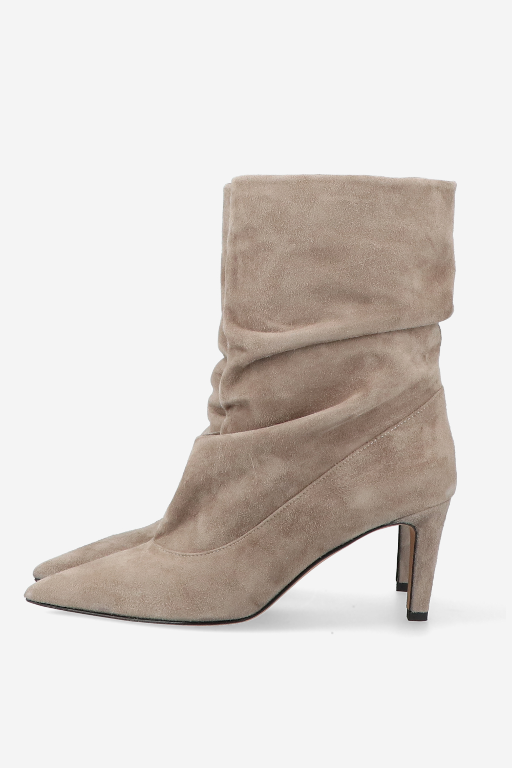 Slouchy suede boots