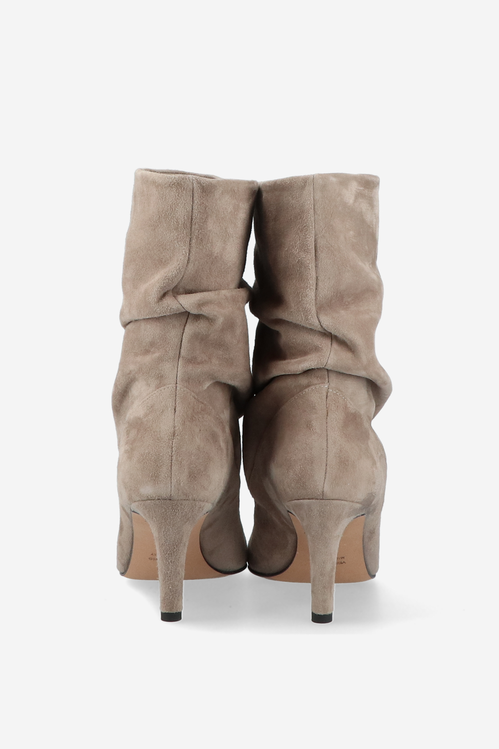 Slouchy suede boots